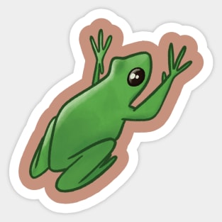 Splat Frog Sticker